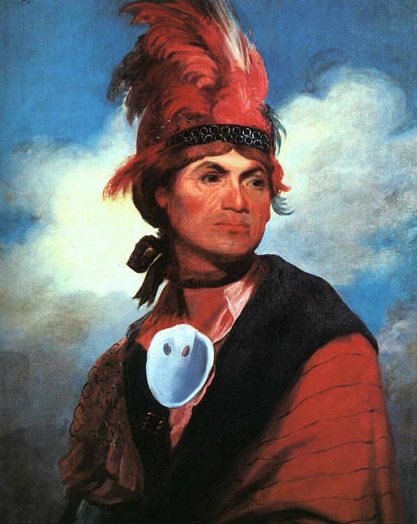 Gilbert Charles Stuart Portrait of Joseph Brant Sweden oil painting art